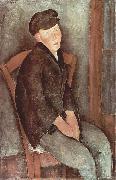 Amedeo Modigliani Sitzender Knabe mit Hut Sweden oil painting artist